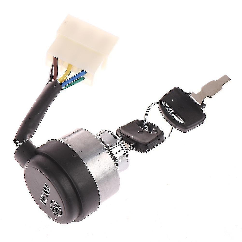 6 Wire Way Gasoline Diesel Generator Gas Ignition Start Key Lock Switch