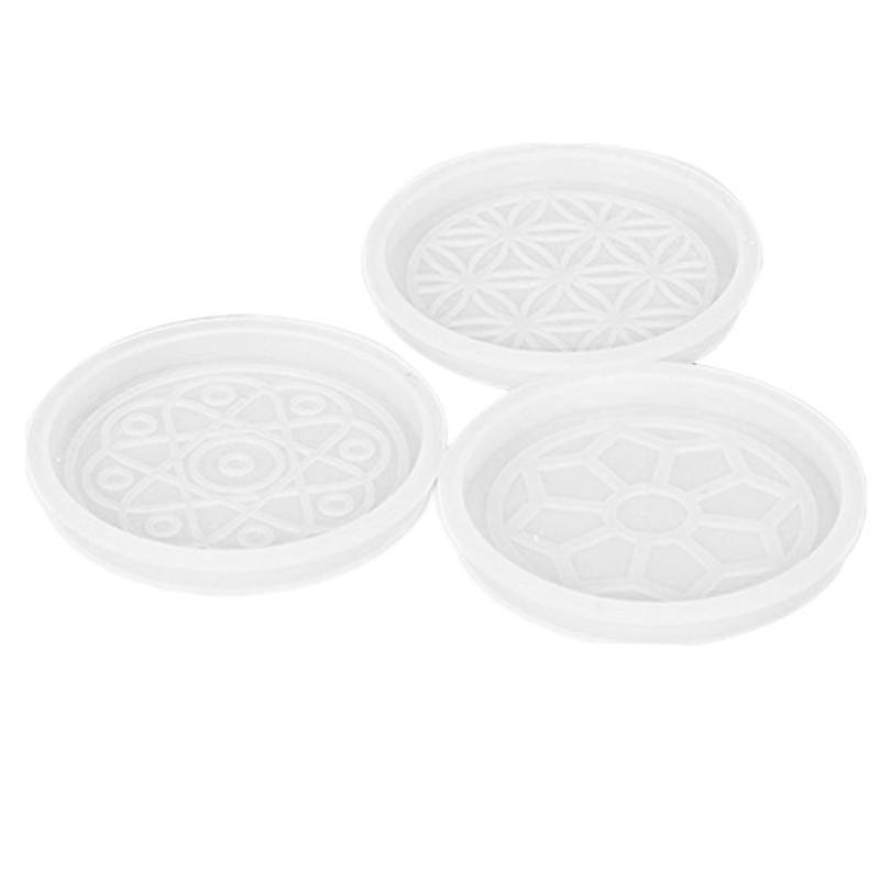 3pcs Coaster Making Mold
