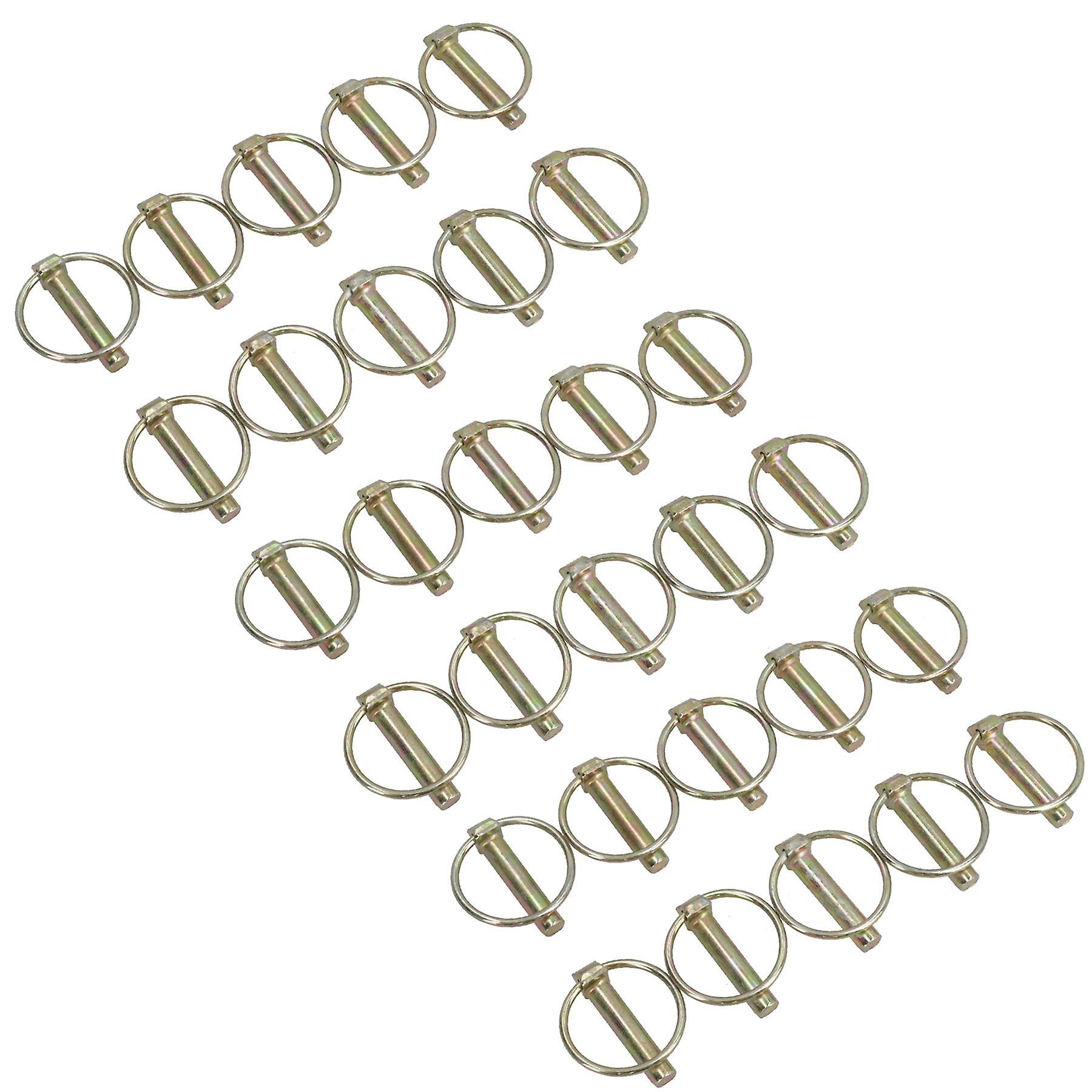 10mm Lynch Pins Clips Fasteners Linkage Locking Pins Tractors Trailers 30pc