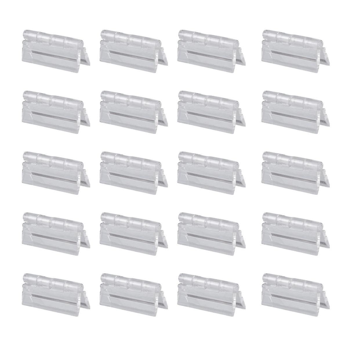 10 Pcs Plastic Hinges Transparent Hinge Acryl-hinge Small Acrylic Hinge Clear Hinge