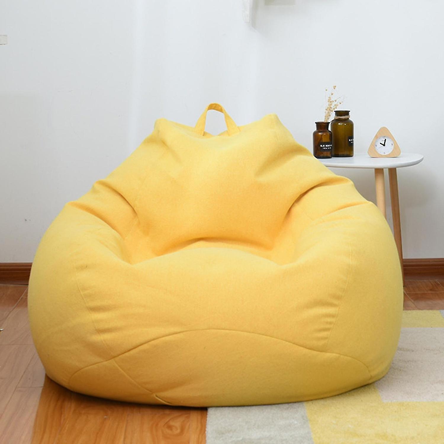 New Extra Large Bean Bag Chairs Couch Sofa Cover Indoor Lazy Lounger No Filling