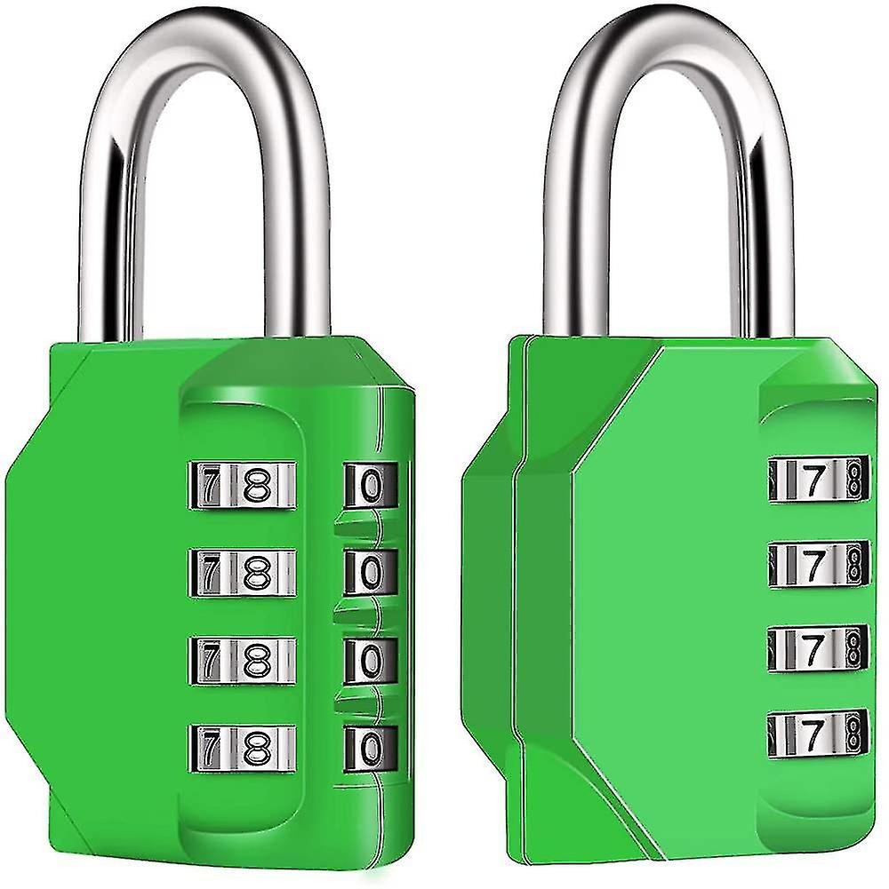 [2 Pieces 4-digit Combination Padlocks. Waterproof Combined Lock. Waterproof