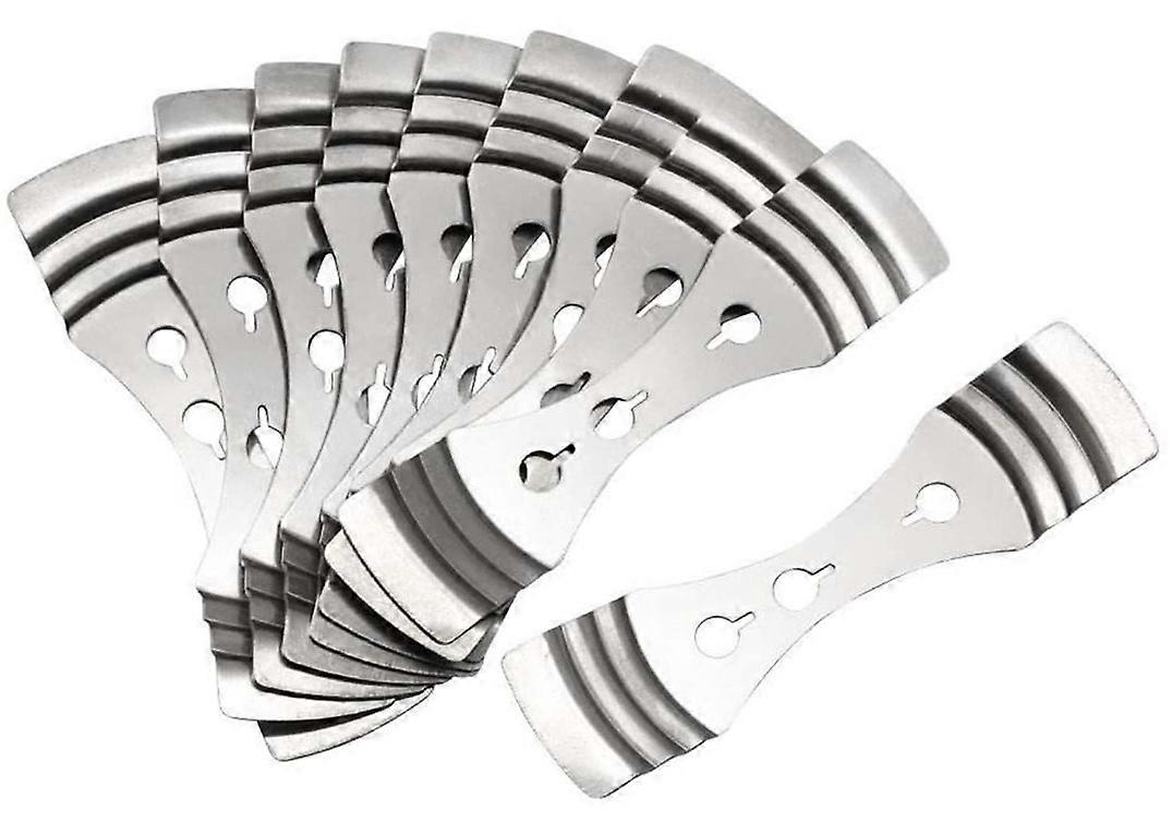 10 3-hole candle making tools, metal candle core centering device, st