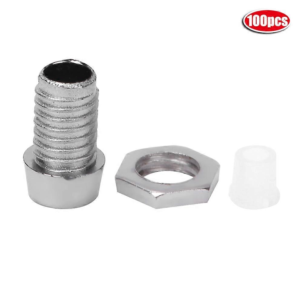 100pcs 3mm Led Holders Lamp Socket Panel Display Plastic Chromeplate Bezel Mount