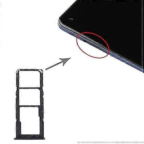 For Samsung Galaxy A21s Sim Card Tray + Sim Card Tray + Micro Sd Card Tray