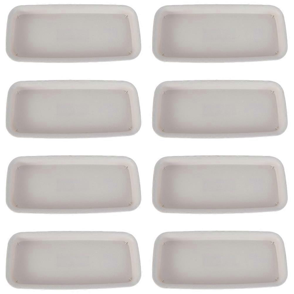 8Pcs Rectangular Planter Tray Plastic Flower Pot Tray Large Flower Pot Saucer Flower Pot Drip Tray