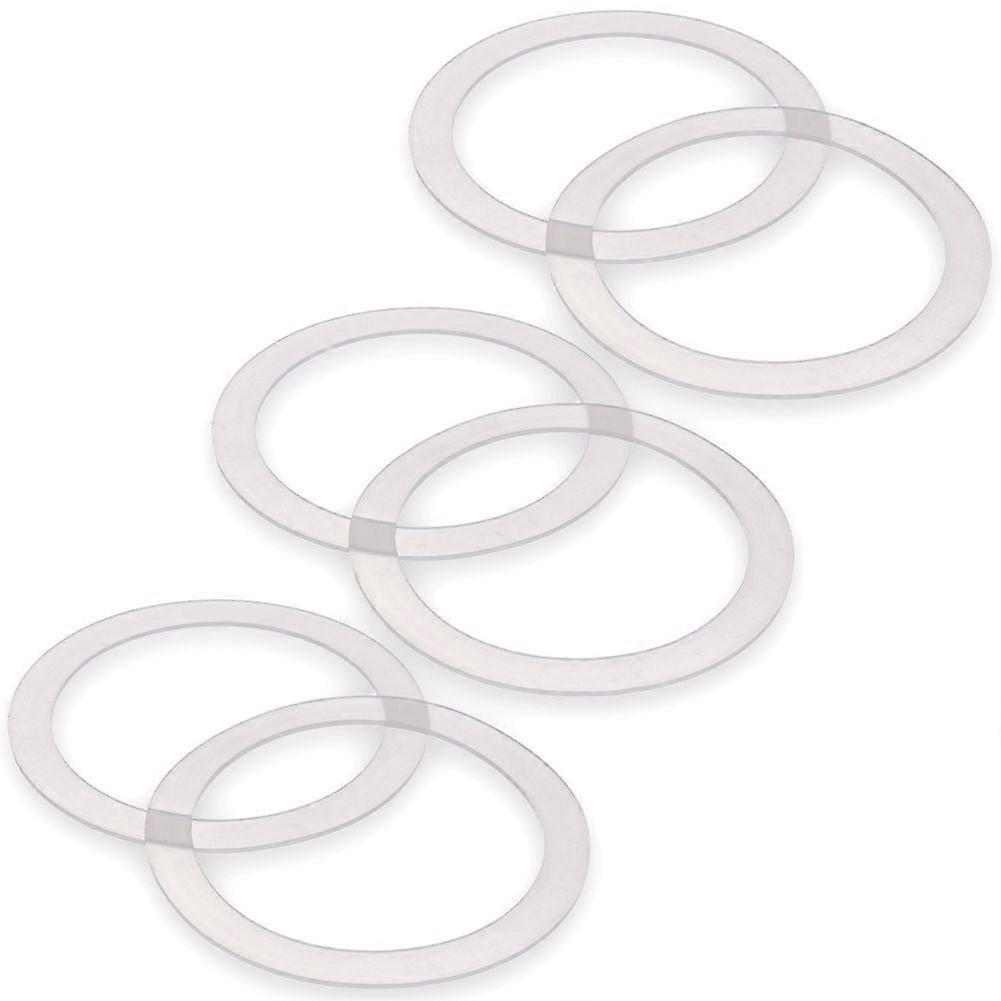 Set of 6 interchangeable silicone gaskets, 11 cm diameter