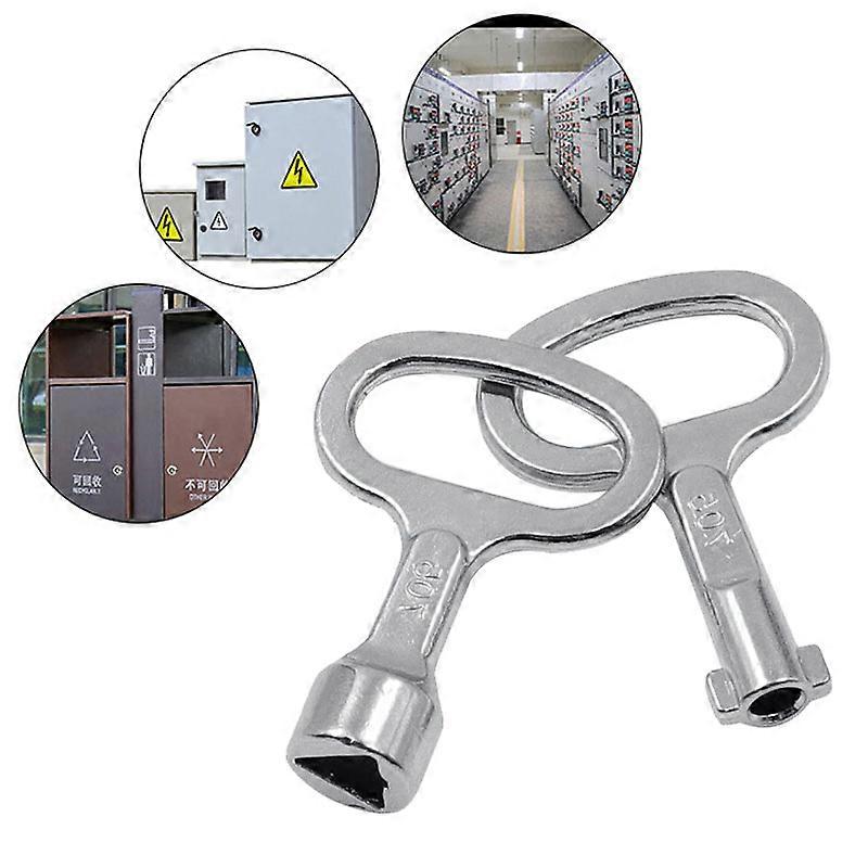 Universal Triangular Slotted Key Elevator Door Lock Valve Wrench Triangle Keys,50% Offer