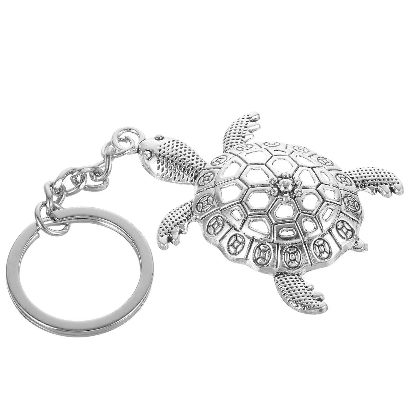 Turtle Shape Keychain Backpack Hanging Charm Bag Delicate Turtle Pendant