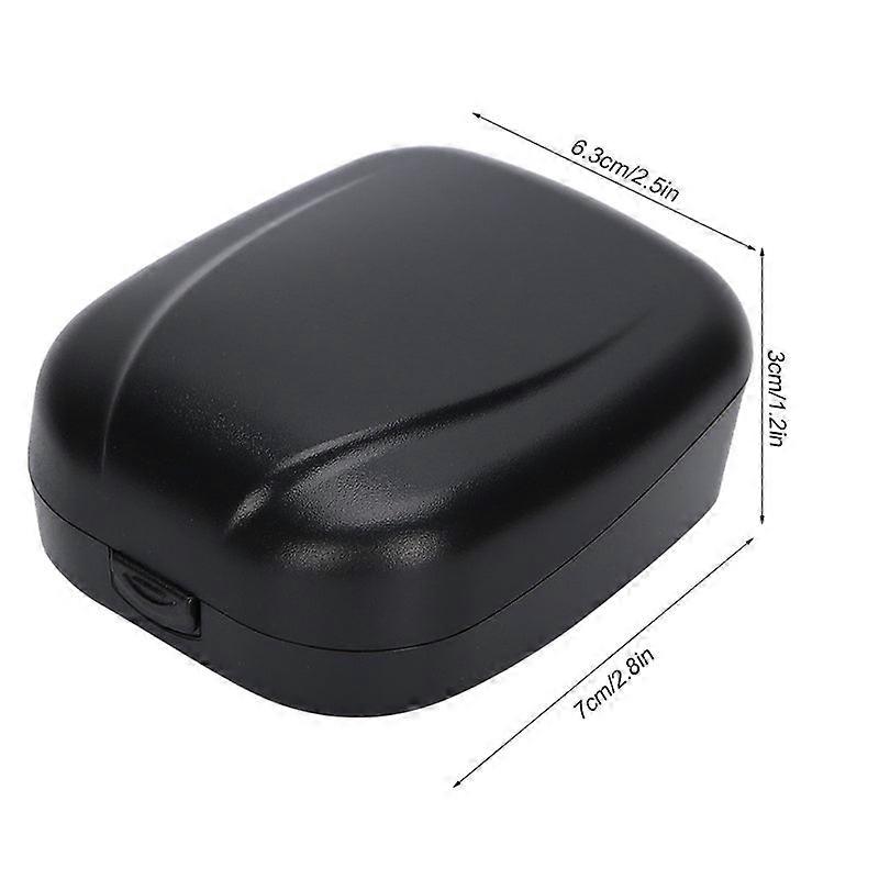 Case Waterproof Drop Resistance Hearing Aid Storage Box Portable Black White