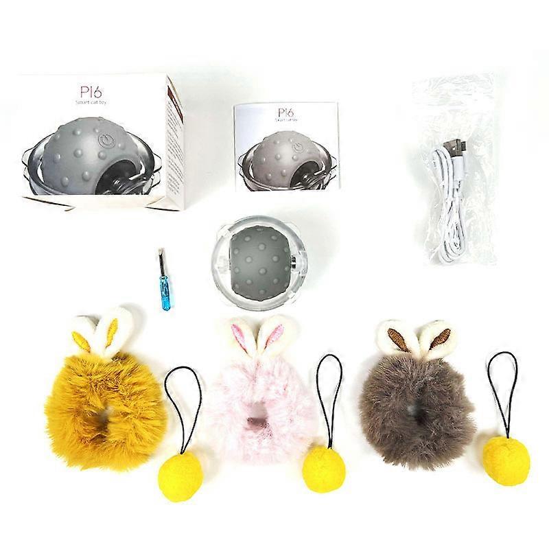Smart Sensing Cat Toy Electric Rolling LED Pet Cat Ball Toys Interactive Automatic Rechargeable Sound for Indoor