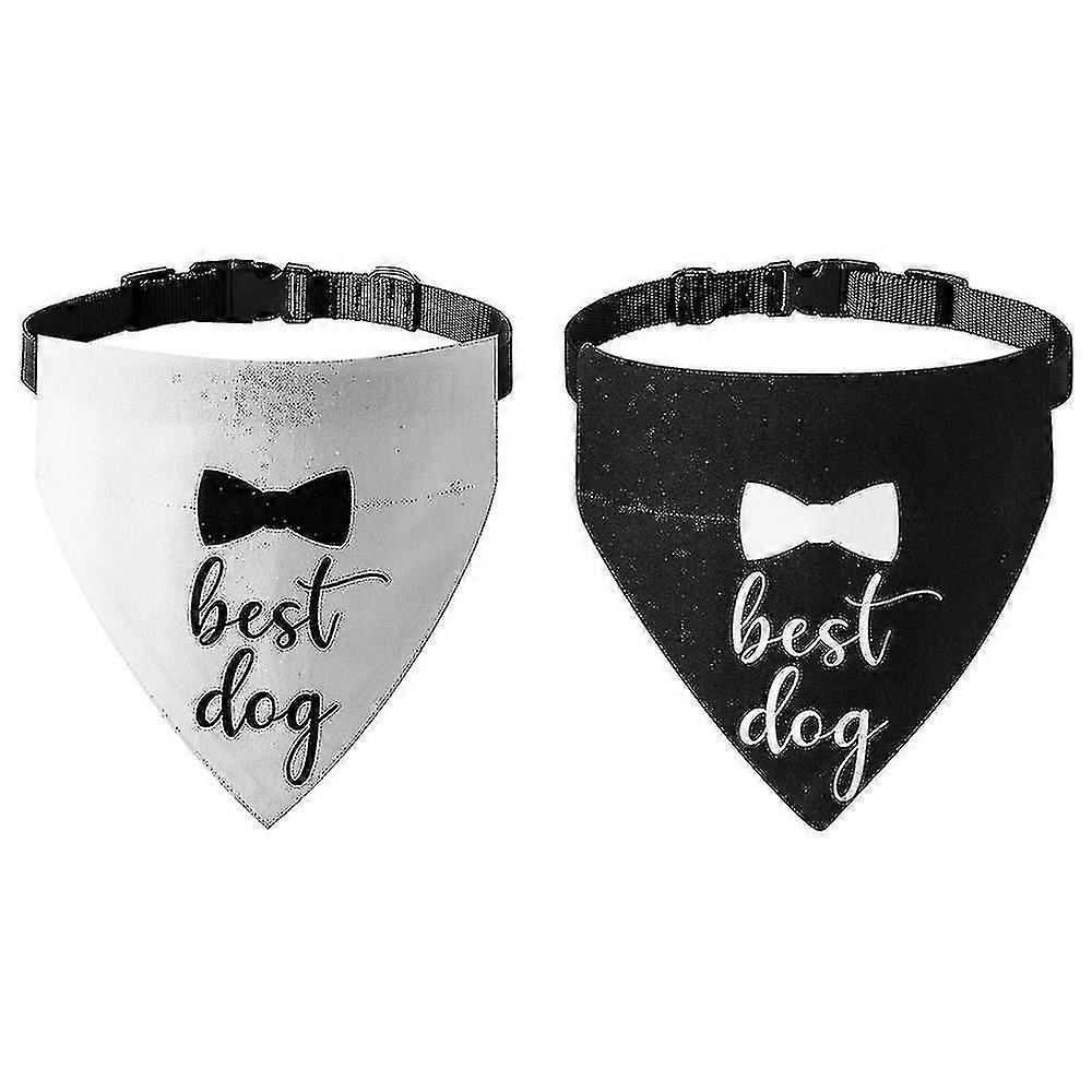 Bandana Pet Γάμος Τρίγωνο Bibs Αρραβώνας Ανακοίνωση Δώρα Συμβατά με Μικρό Μεσαίο Μεγάλο Κουτάβι Σκύλου