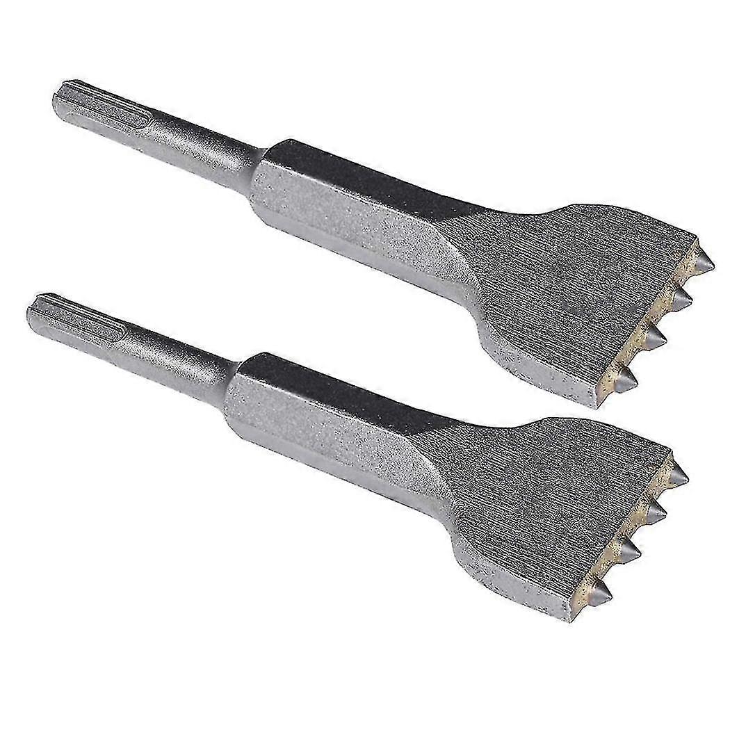5 7/8 Inch Sds Plus Tuckpointing Mortar Raking Bit Brick Removing Chisel Bit, 4 Tips Concrete Repai