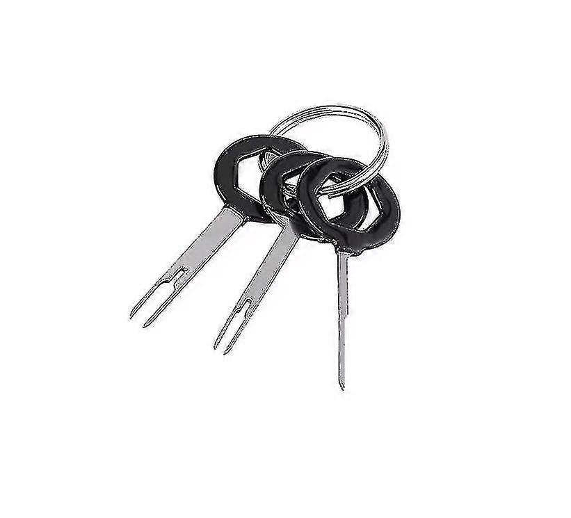 1set (3 Pcs) Wire Terminal Removal Tool Set Electrical Terminal Remover Auto Car Plug Terminal Pin Removal Tool Kit Wire Connector Puller(plastic Hand