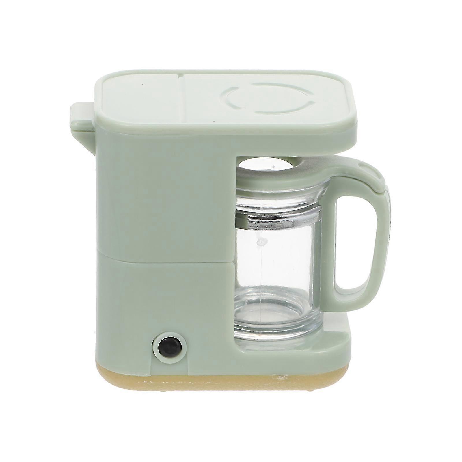 Mini Coffee Machine Model Mini House Appliance Model Lovely Small Coffee Maker Adornment
