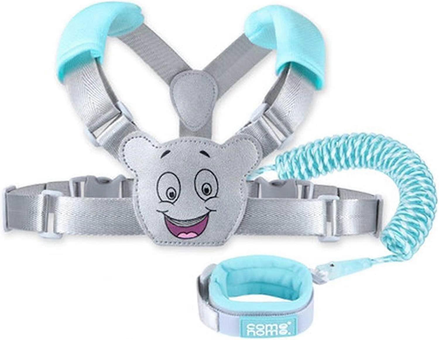 Toddler Leash For Walking - Kid Harness With Leash With Lock,2 In 1 Adjustable Wrist Straps For Adults And Children