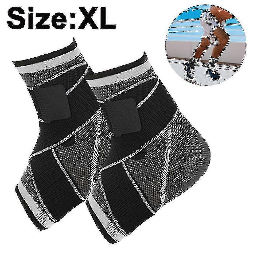 1 Pcs Sports Ankle Support, Adjustable Brace,breathable Compression,xl -zmd