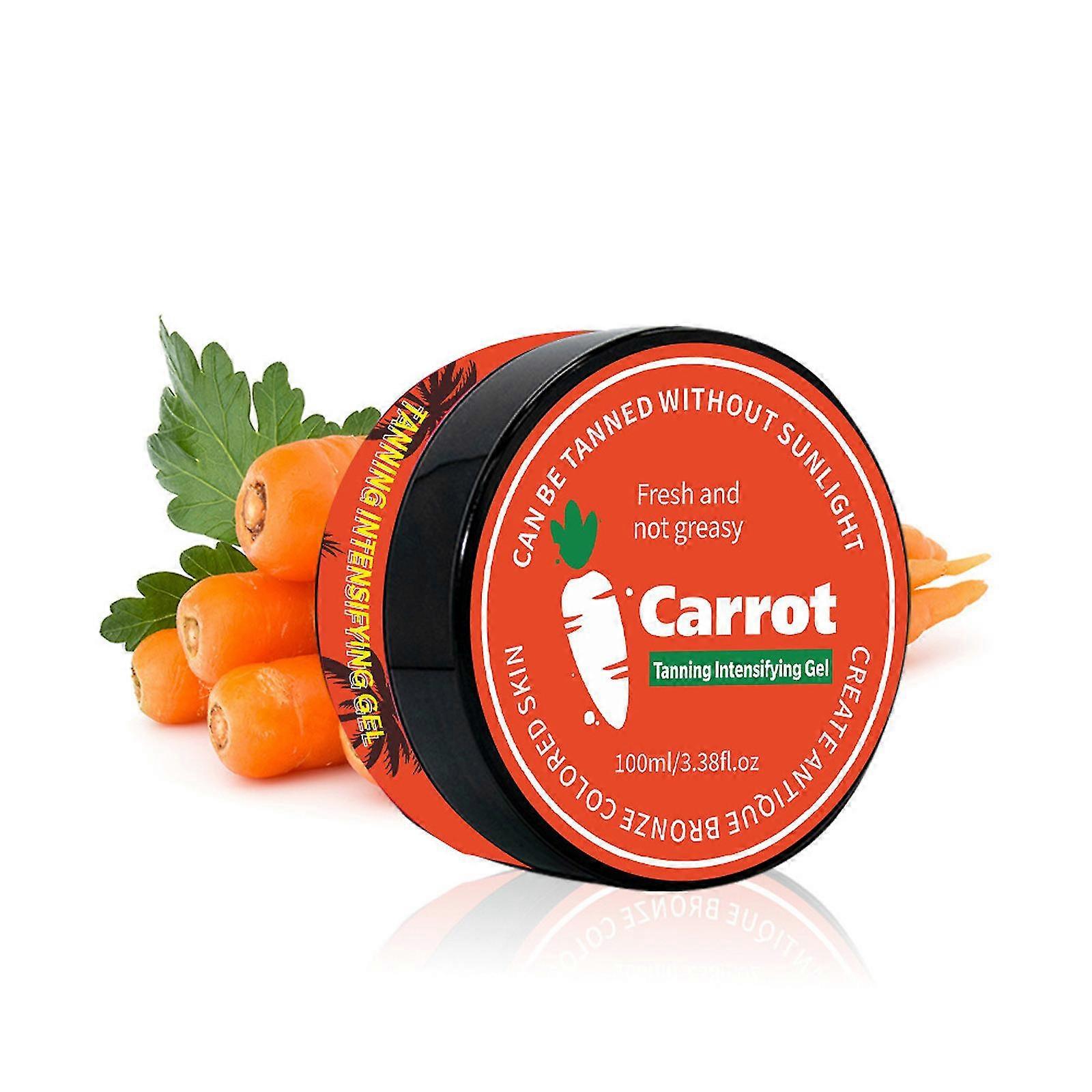 Carrot Tanning Booster Indoor And Outdoor Tanning Cream Natural Ingredients Advanced Tanning Booster 100ML YC