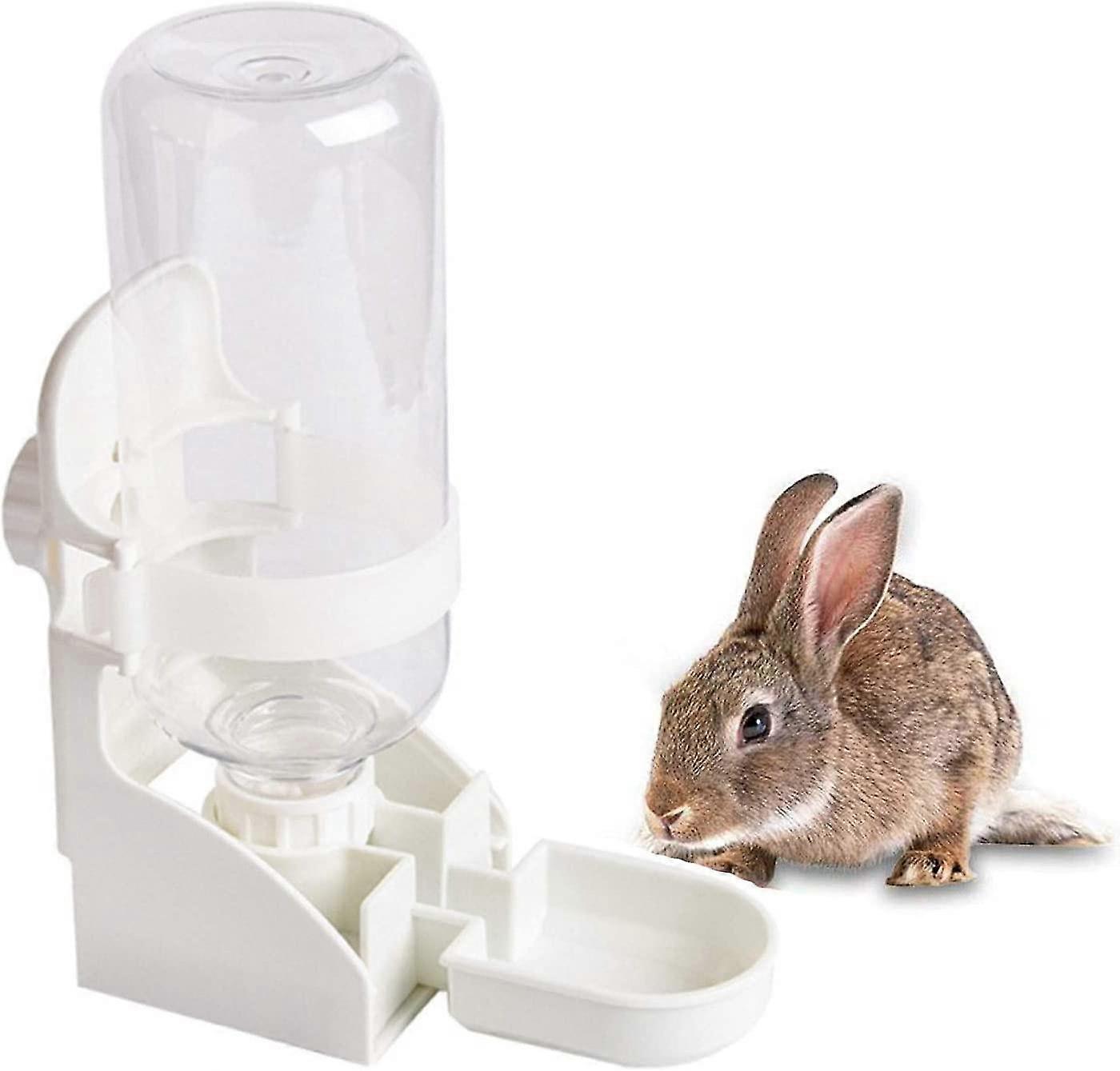 Rabbit Water Bottle Suspension Water Dispenser, Gravity Automatic Water Bottle To Prevent Overflow