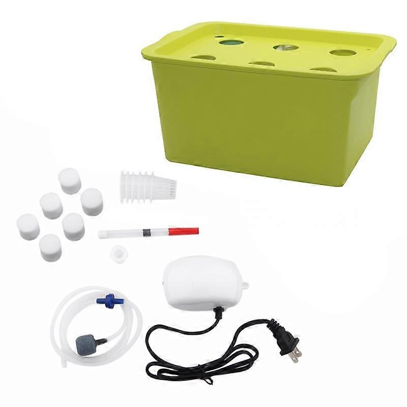 Indoor 6 Holes Hydroponic System Soilless Cultivation Plant Nursery Box Grow Kit KAESI
