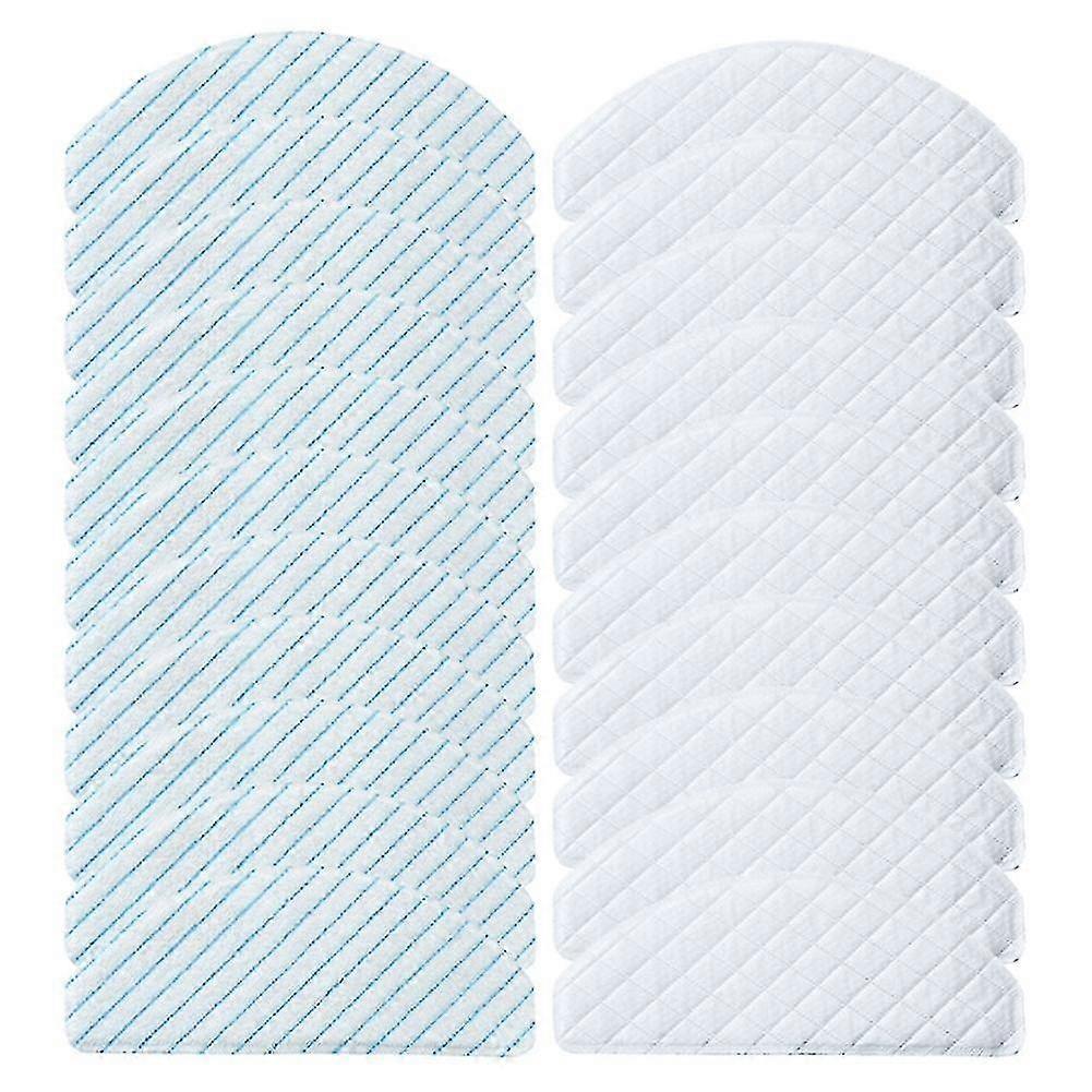 100pcs Mop Cloths Mopping Pads Compatible With Ecovacs Deebot T8 T9 Max Robot