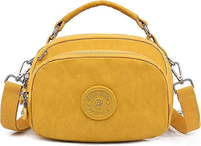 Lightweight Small Solid Color Crossbody shoulder bag, Nylon Multi