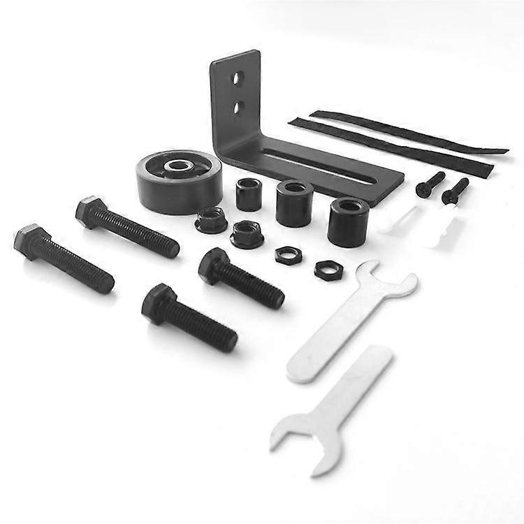 Floor Guide,Barn Door Floor Guide,Adjustable Roller Floor Guide with 8 Configuration Options for Sliding Wood Door,Barn Door,Black