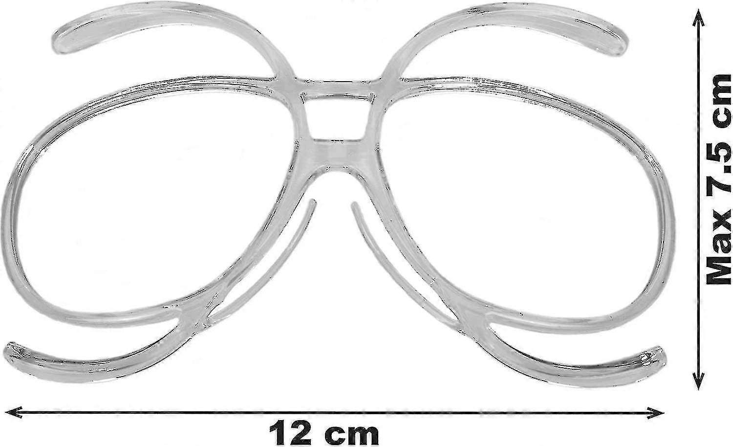 Universal Ski And Snowboard Goggles Prescription Adaptor. Optical Insert For Glasses Wearers That Fits Inside Any Brand Of Adult Snow Goggles. For Men