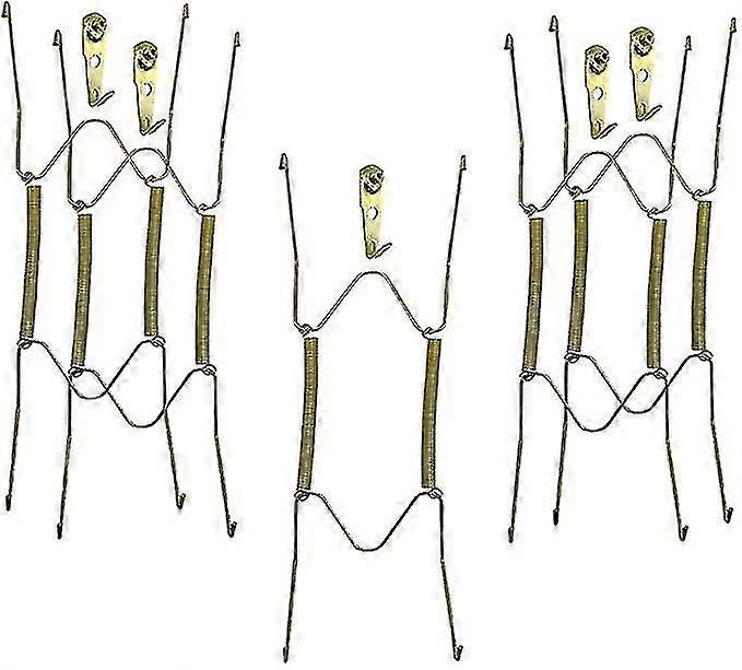 Plate Hangers For The Wall 8 Inch Decorative Dish Display Tray Holder With Installation Hooks 5 Pack