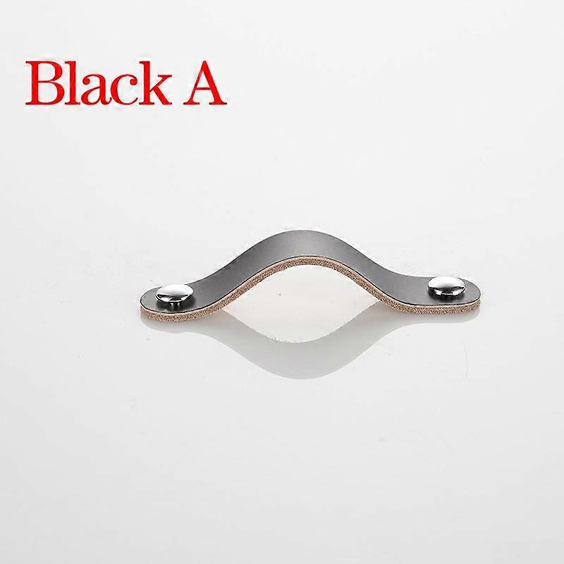 1Pcs Soft PU Leather Handle and Knobs Door Knobs Pull With Screws Dresser Drawer Cabinet