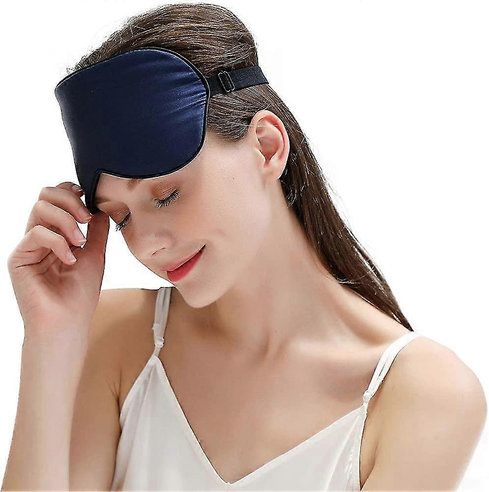 100% Natural Mask Blindfold, Adjustable Strap Super-smooth Soft Sleep
