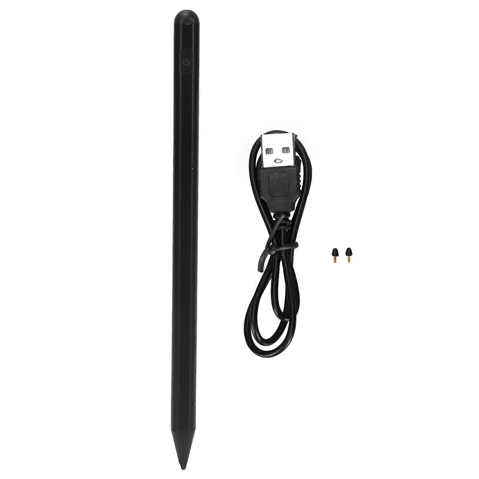 Stylus Pen for OS X Tablet T7 Magnetic Attachment 1.5mm Nib Accurate Sensitive Active Capacitive Pencil for OS X Tablet Black