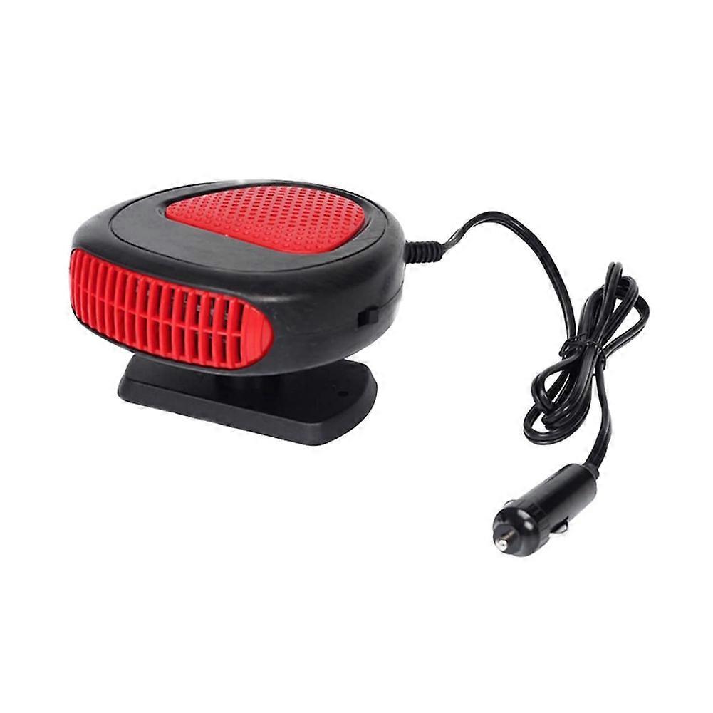 12V Car Heater, 150W Portable Windshield Defogger and Defroster, 2 in 1 Car Fans 360 Degree Rotary Base Fast Heating Fan