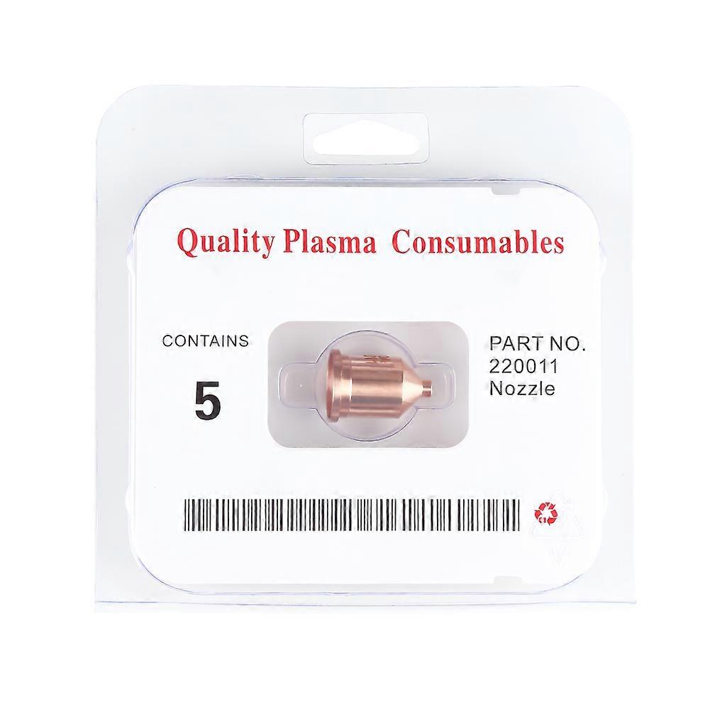 5 pcs/set 220011 Plasma Cutter Cutting Torch Consommables Nozzle Tips Kit pour MAX1650
