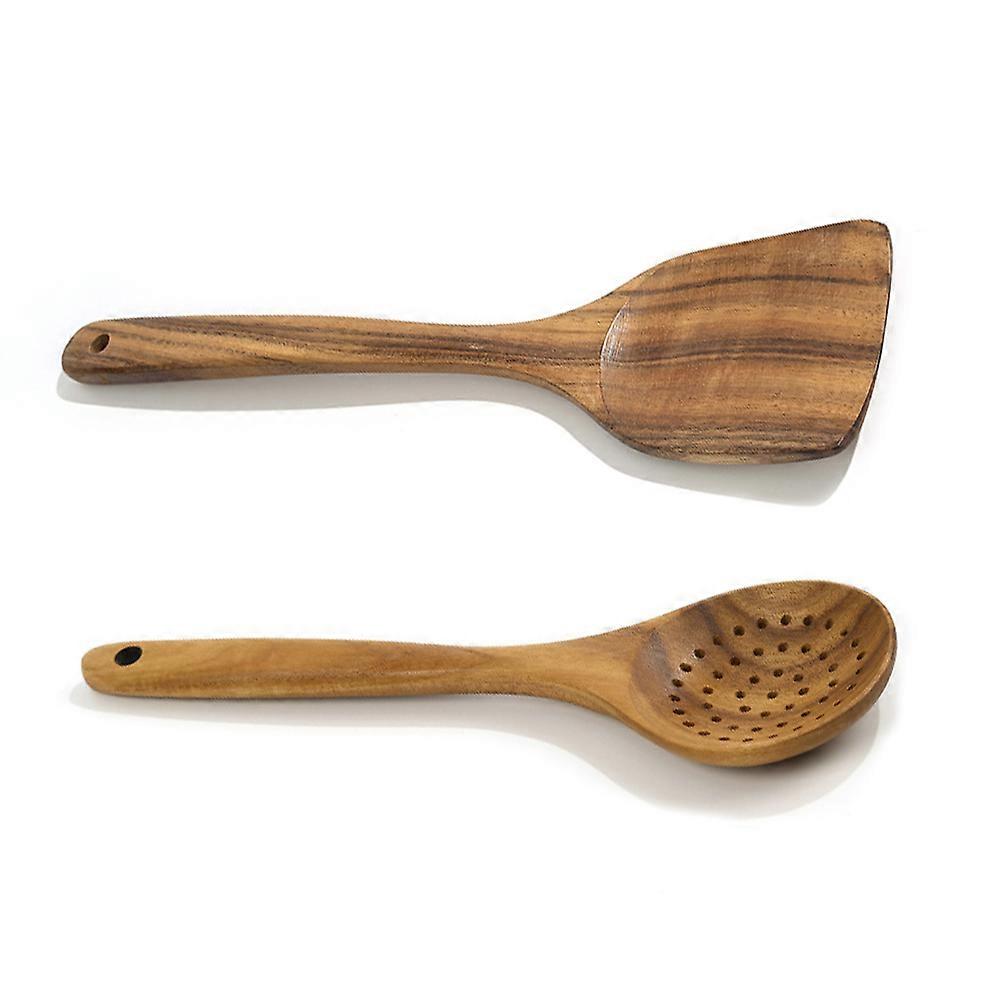 2PCS Teak Household Kitchenware