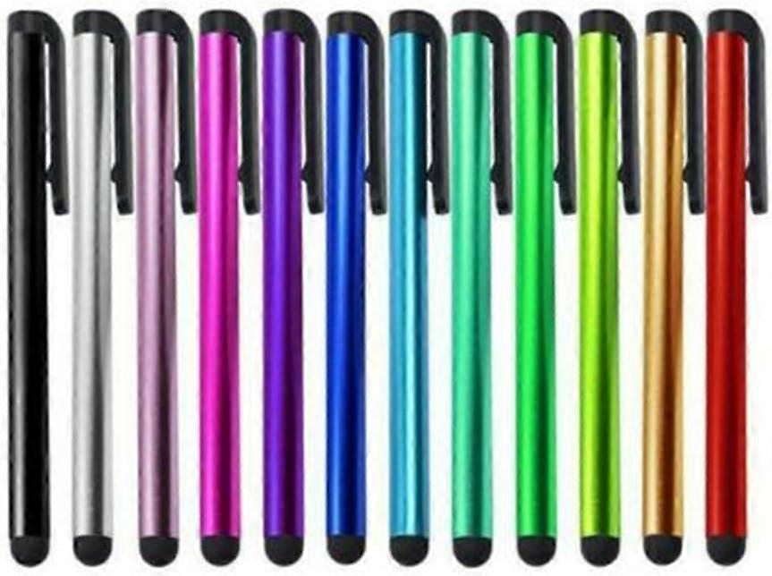 10-Pack Metallic Stylus Pens - Assorted Colors