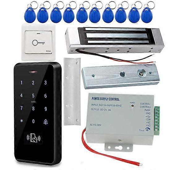 3000 Users Complete Set Waterproof Touch Panel RFID Keypad 125KHz Access Controller with Upgraded Electric Magnetic Lock