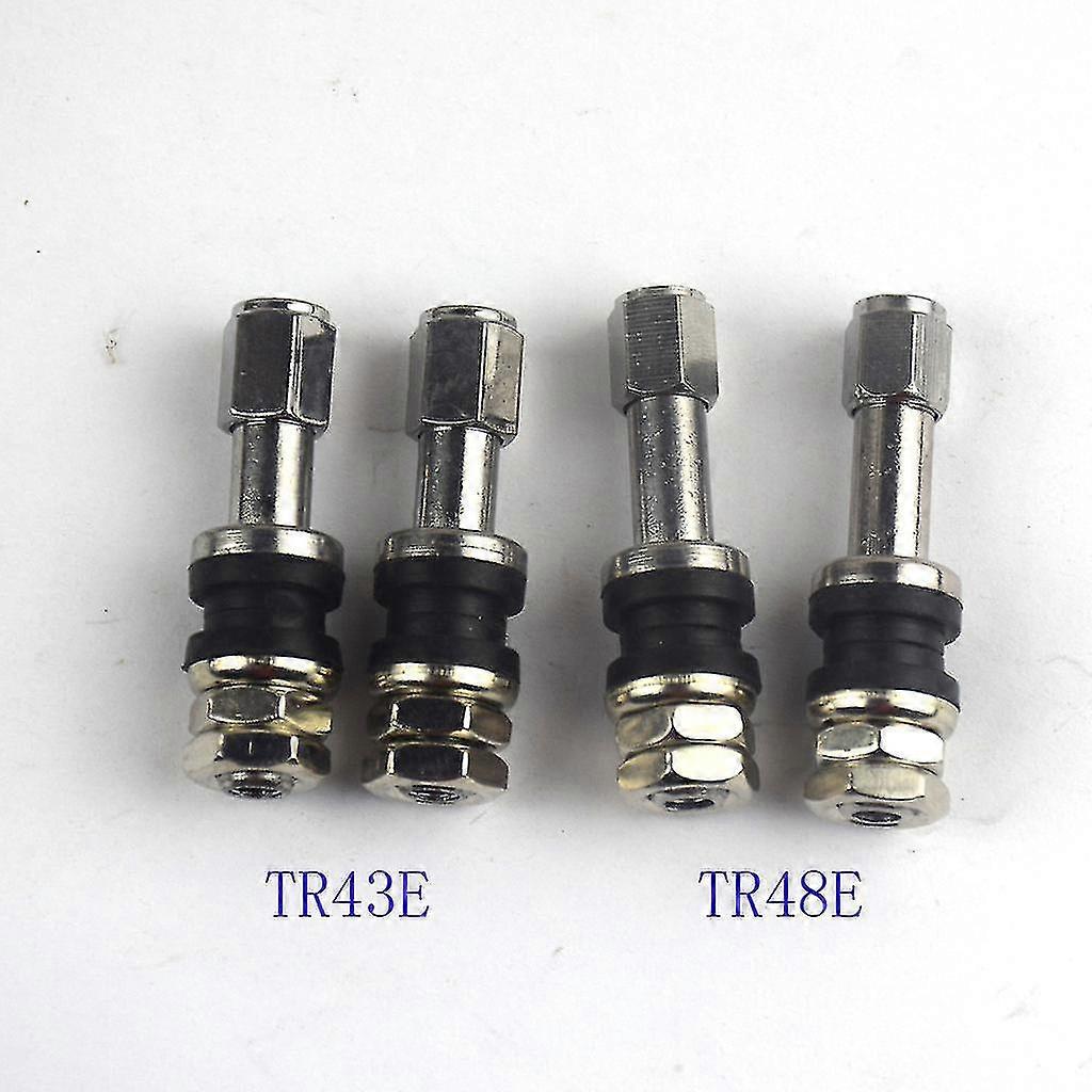 Tubeless Valve Cap Tire Valve, 10pcs Universal Tr48e Metal