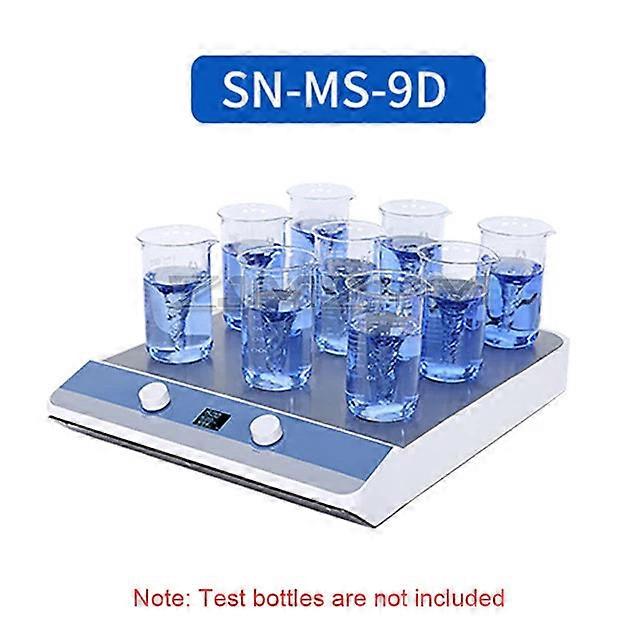 Laboratory Multiple Magnetic Stirrer Digital Lcd Display Time Speed Adjustable Lab Mixer Equipment 220v 1500rpm