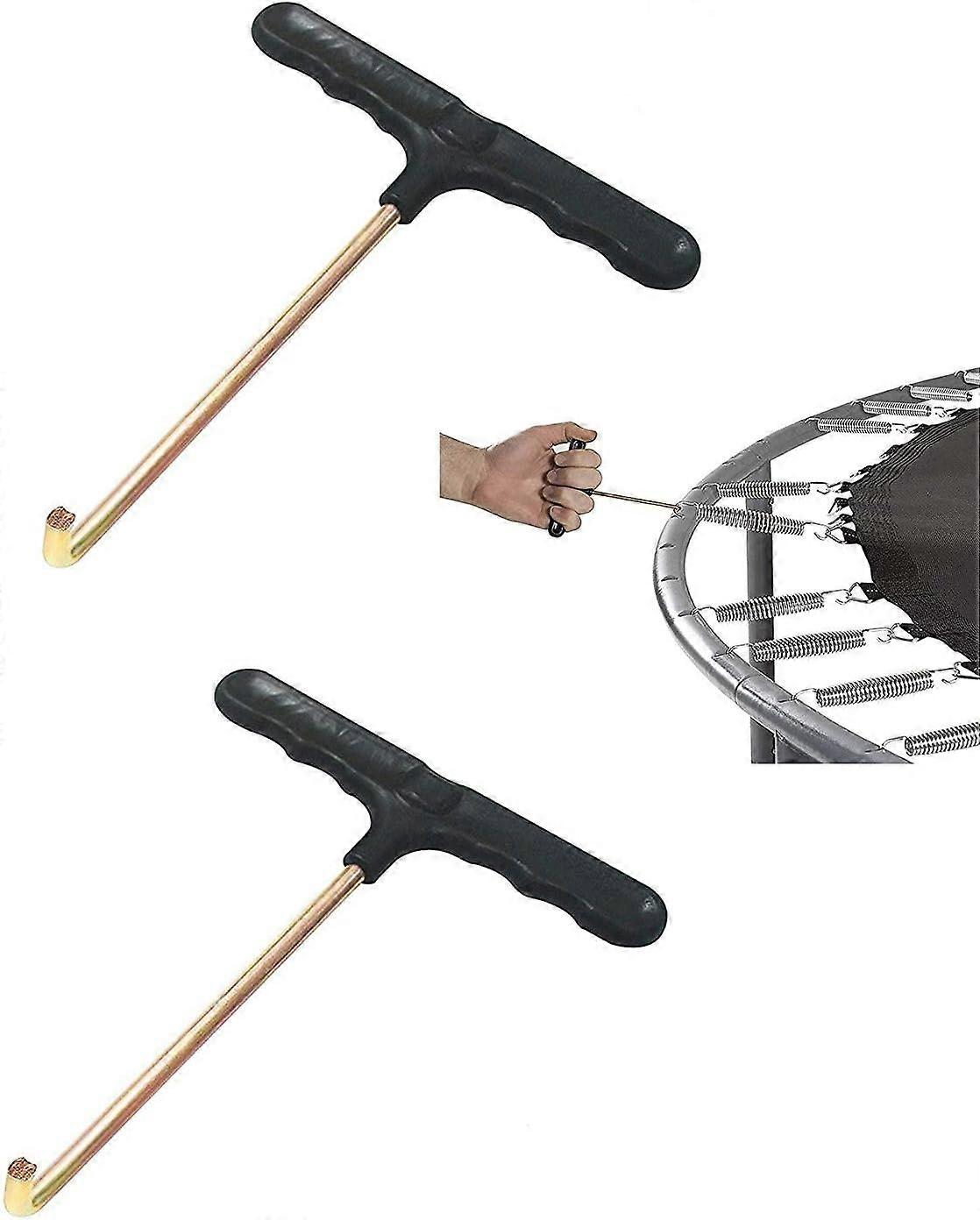 2szt Trampolina Sprężyna Pull Tool T-Hook