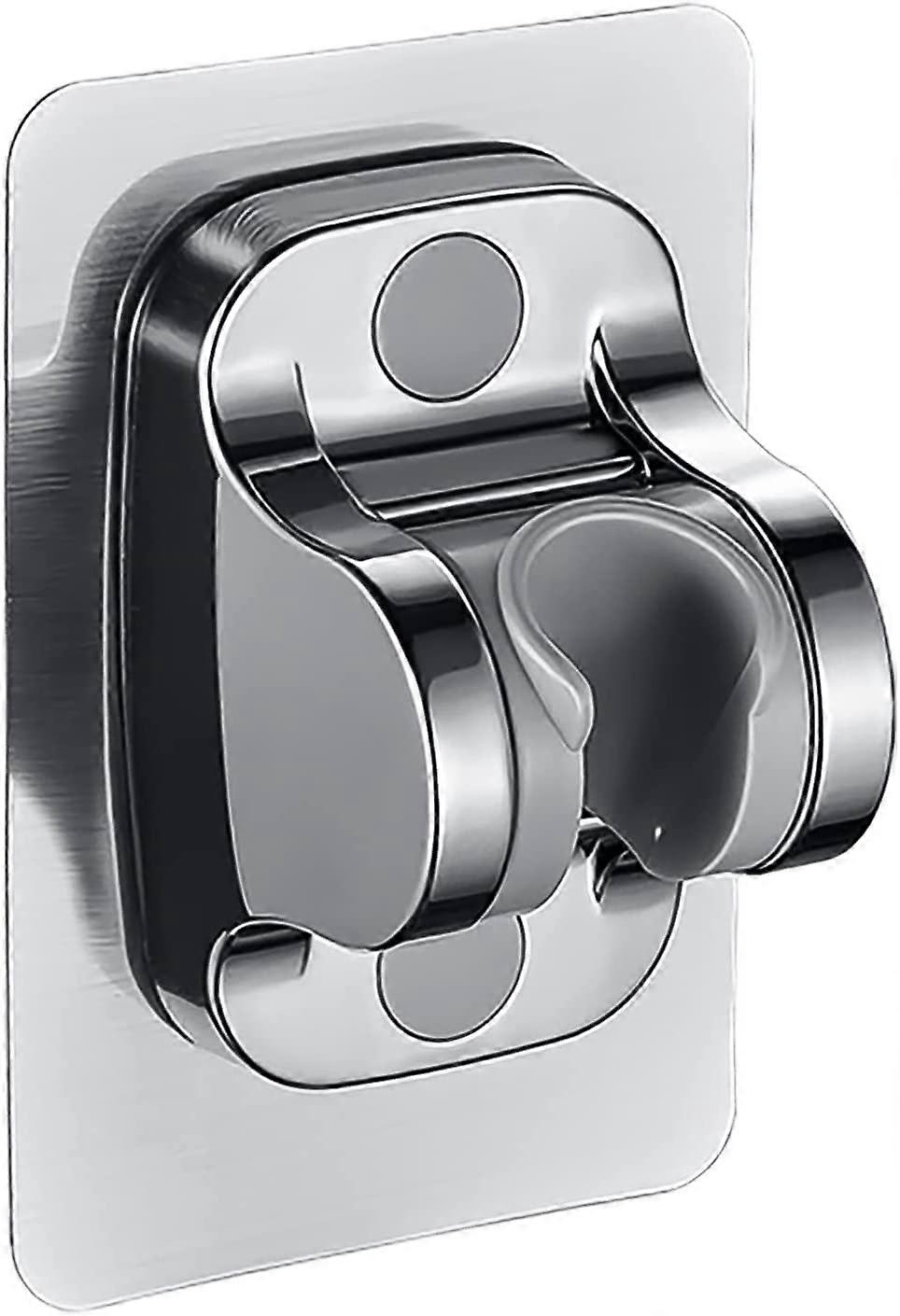 Shower Head Holder Adhesive, Upgraded Version - Adjustable Handheld Shower Wand Holder Wall Mount Bracket