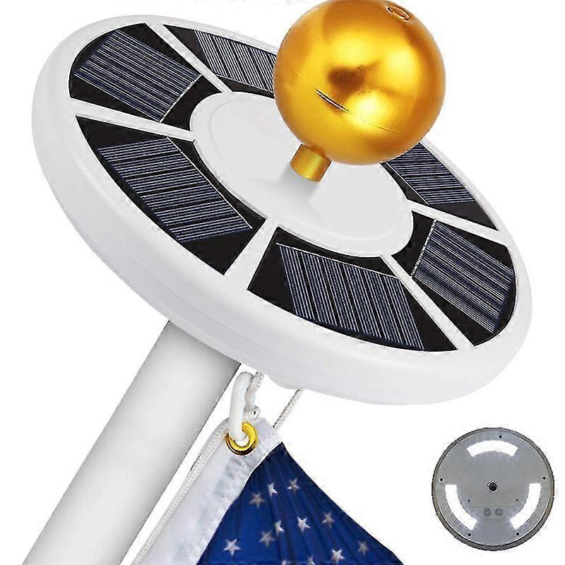 Solar Flag Pole Light, Flag Coverage, Fits Most Flag Poles, Flag Pole Lights Solar Powered