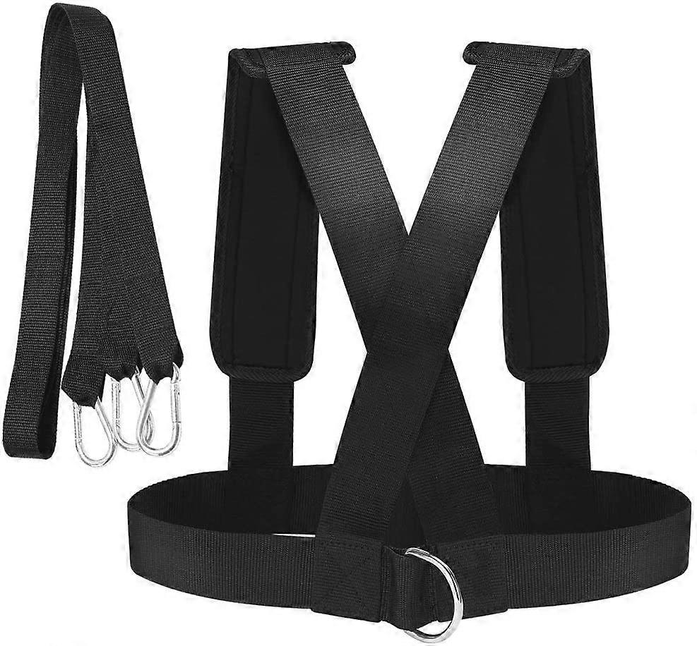 Sled Harness Workout Resistance and Assistance Trainer - Speed and Strength Training Kit