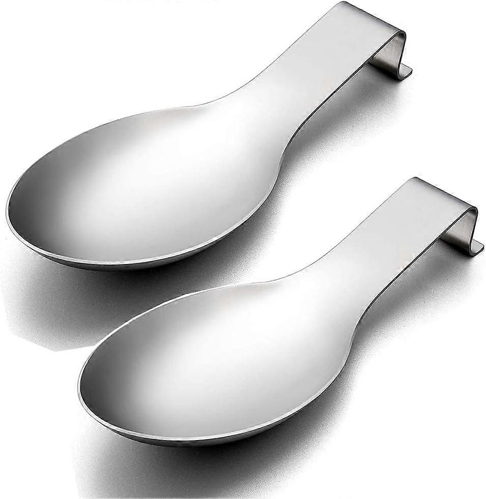 Cooking Spoon Rest - Stainless Steel Stand for Kitchen Utensils