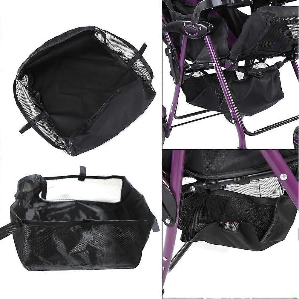 Baby Stroller Basket, Pram Pushchair Buggy Shopping Storage Case Bottom Hanging Organizer Bag Mesh Netting Accessories Organizer