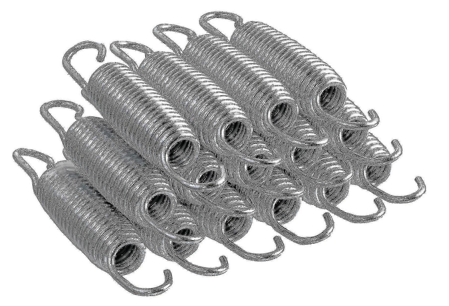 Set Of 15 Trampoline Replacement Springs, Heavy-duty Galvanised, Different Sizes