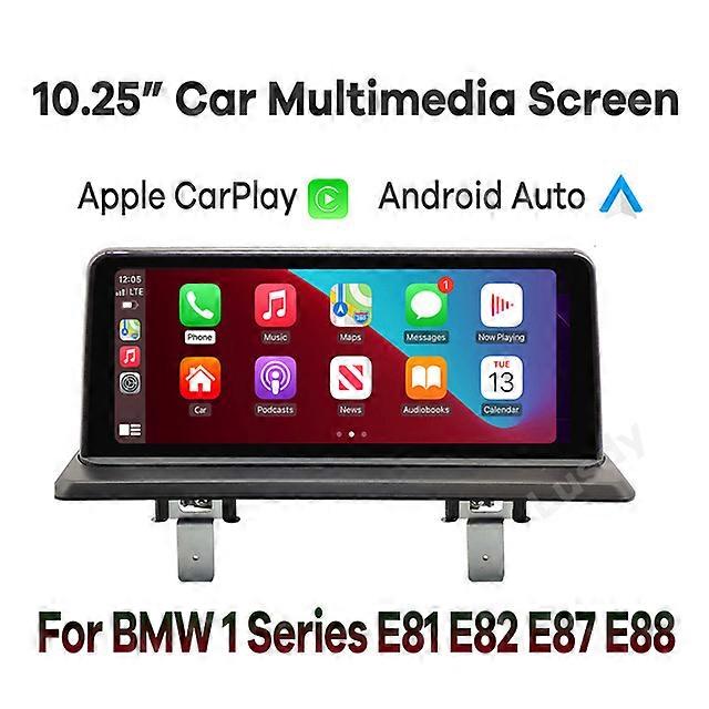 10.25" Wireless Apple CarPlay Android Auto Car Multimedia For BMW 1 Series E81 E82 E87 E88 Head Unit Rear Camera Touch Screen