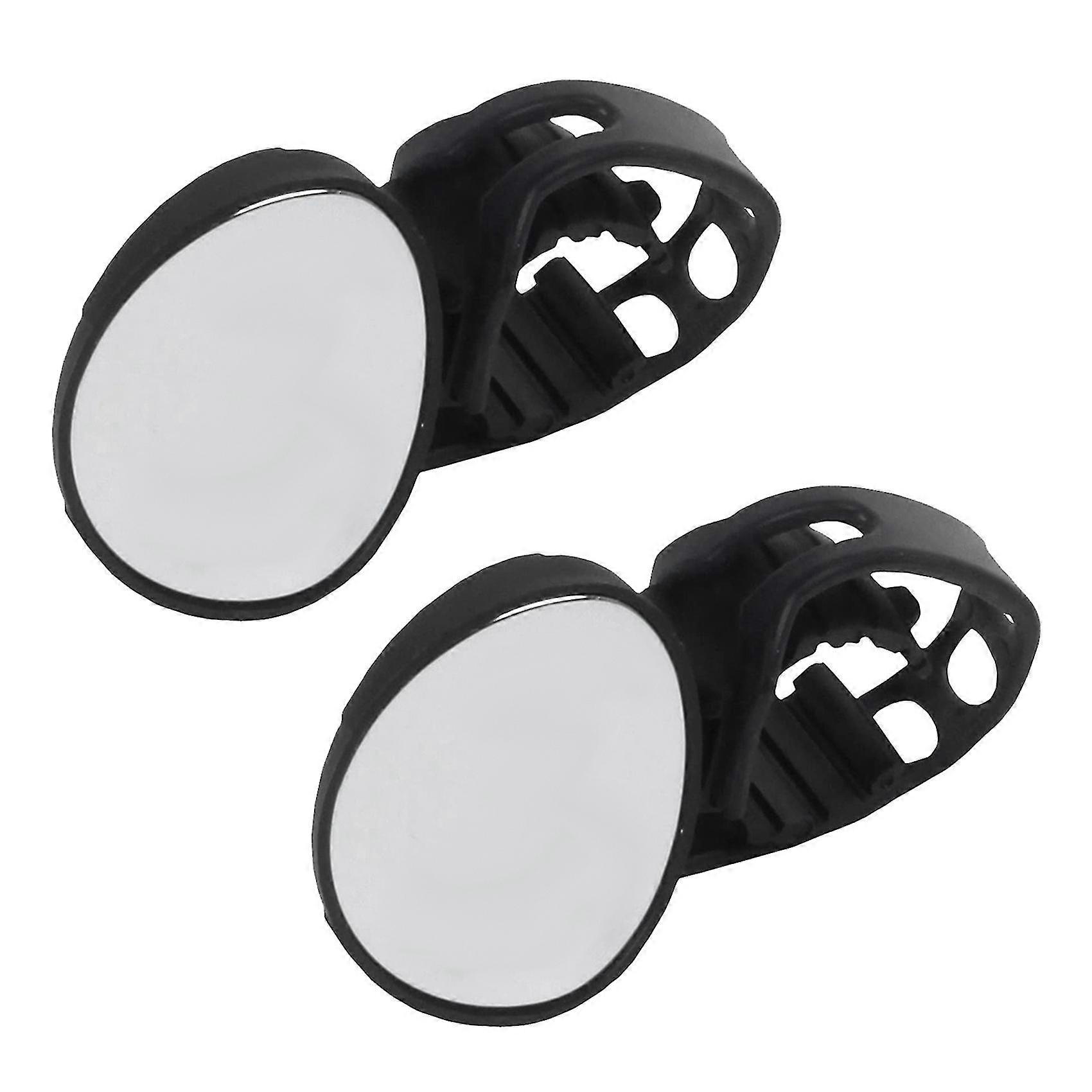 2x Bike Mirror, Bicycle Cycling Rear View Mirrors Adjustable Handlebar Mounted For Mountain Road Bi