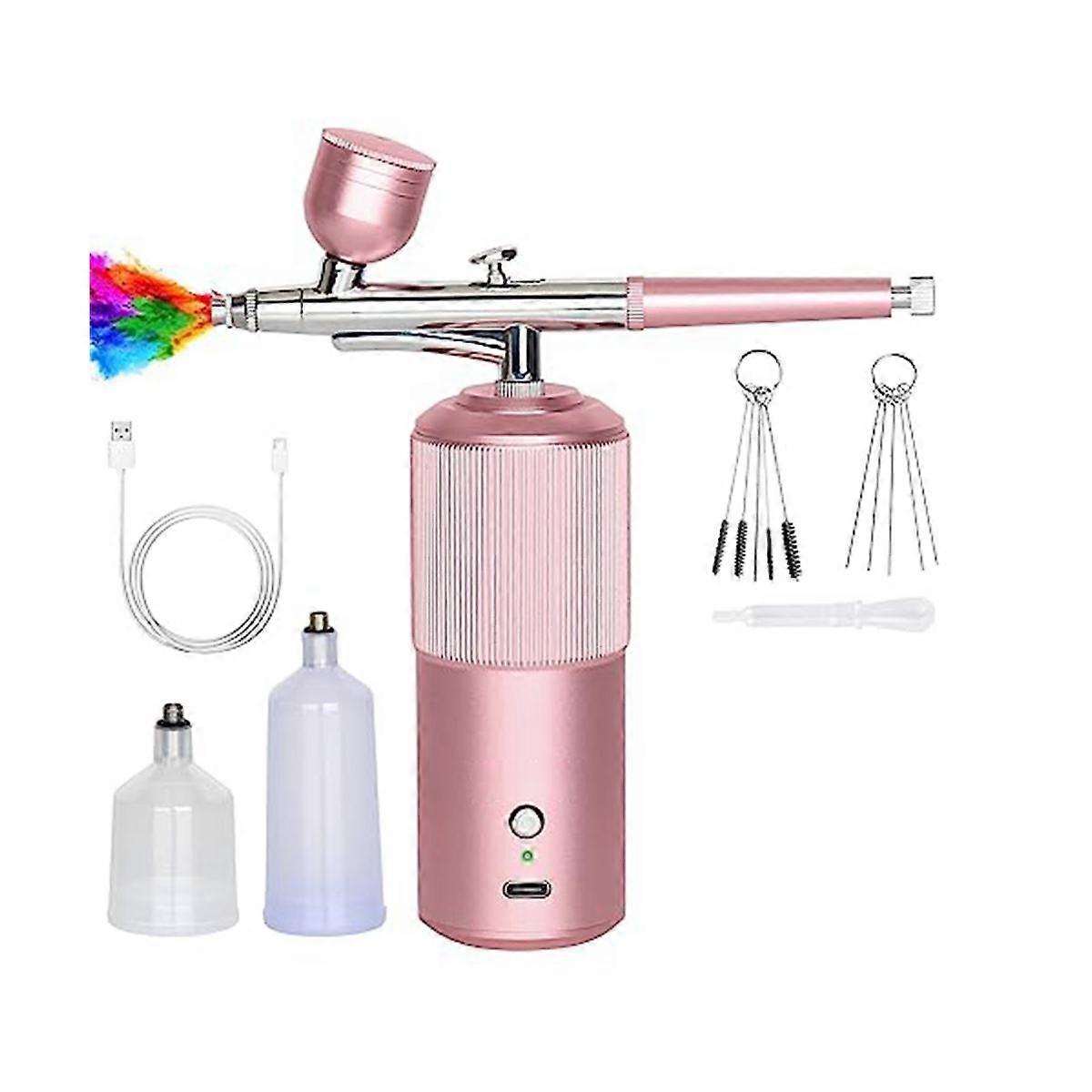 Airbrush Kit - Rechargeable Handheld Airbrush Compressor, Professional Cordless Auto Airbrush , for