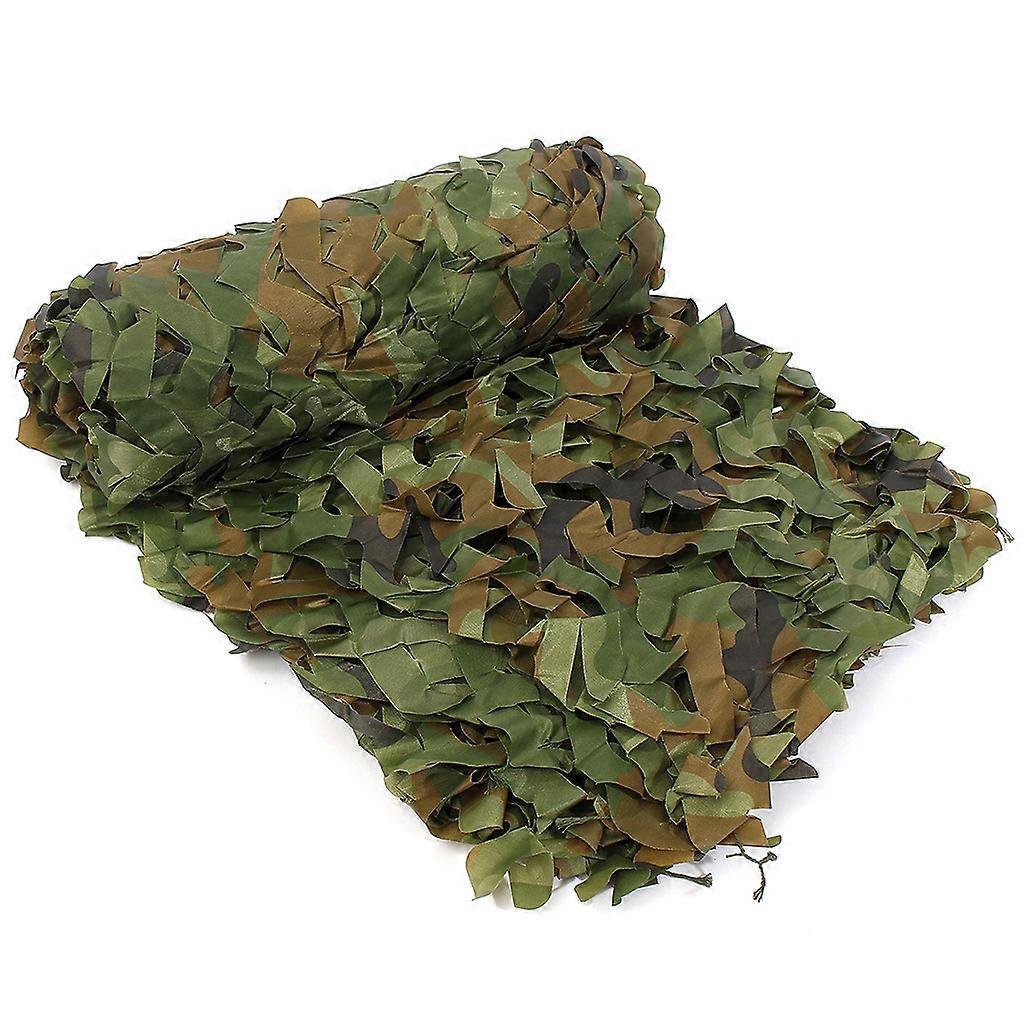 2M X 4M Military Camouflage Net Army Netting Sports Tent Woodlands Leaves Camo C